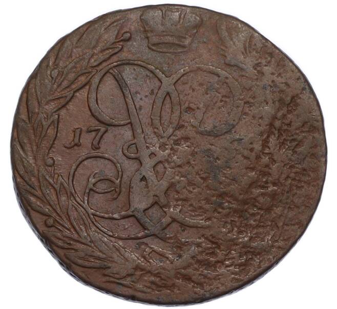 Монета 2 копейки 1757 года (Артикул: K7-3411) — Фото №1
