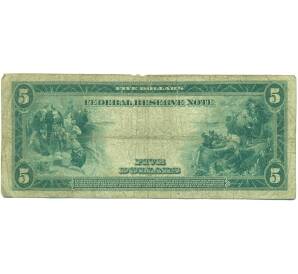 5 долларов 1914 года США — Фото №2