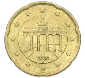 20 евроцентов 2009 года J Германия