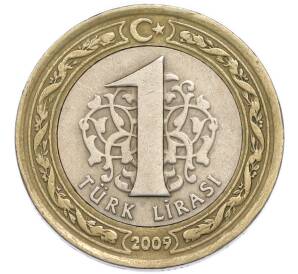 1 лира 2009 года Турция — Фото №1