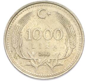 1000 лир 1993 года Турция — Фото №1