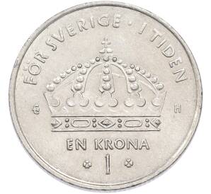 1 крона 2003 года Швеция — Фото №2
