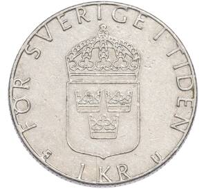 1 крона 1981 года Швеция — Фото №2