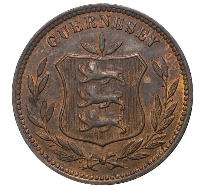 Монета 8 дублей 1902 года Гернси (Артикул M2-36952)