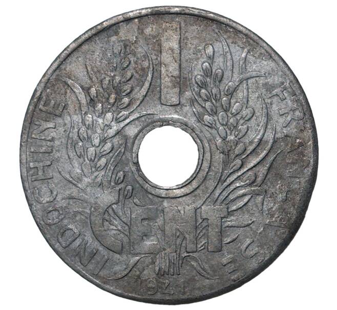 Монета 1 сантим 1941 года Французский Индокитай (Артикул M2-36954)
