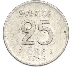 25 эре 1953 года Швеция — Фото №1