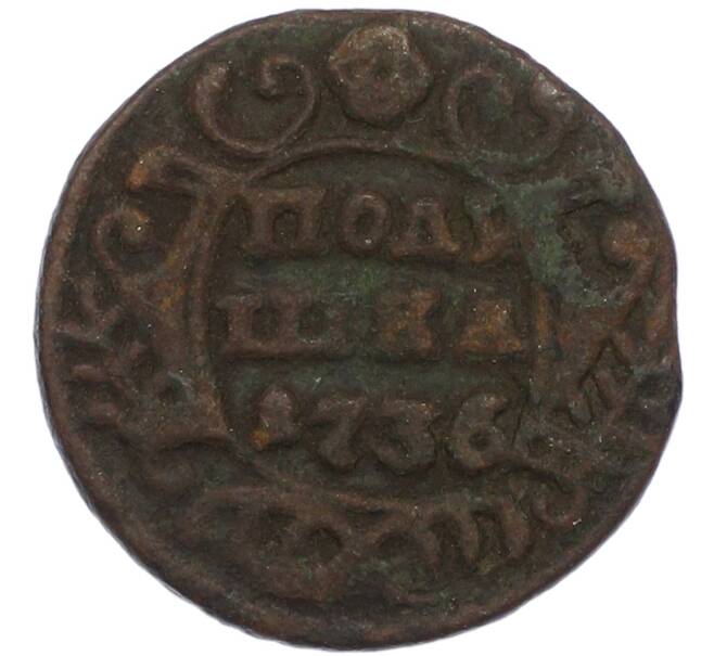 Монета Полушка 1736 года (Артикул: T11-50278) — Фото №1