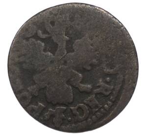 1 солид («боратинка») 1660-1666 года Польша — Ян II Казимир Ваза