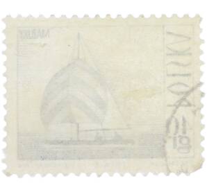 Почтовая марка 40 грошей 1966 года Польша «Туризм — Мазурские озёра (Парусный спорт)» — Фото №2