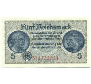 5 рейхсмарок 1940 года Германия (Для окупированных территорий)