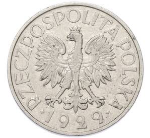 1 злотый 1929 года Польша — Фото №2
