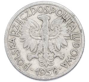 2 злотых 1958 года Польша — Фото №2