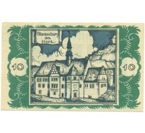 10 пфеннигов 1921 года Германия — город Брауншвейг (Нотгельд) — Фото №2