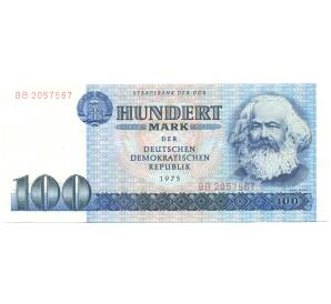 100 марок 1975 года Восточная Германия (ГДР) — Фото №1