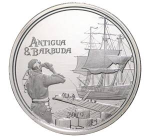 2 доллара 2019 года Восточные Карибы «Антигуа и Барбуда» — Фото №1
