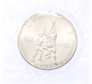 1/2 доллара (50 центов) 1995 года S США «XXVI летние Олимпийские Игры 1996 в Атланте — Баскетбол» — Фото №1