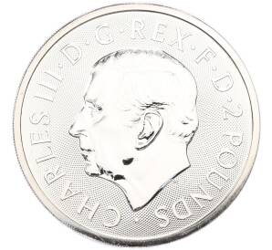 2 фунта 2024 года Великобритания «Британия и Свобода» — Фото №2