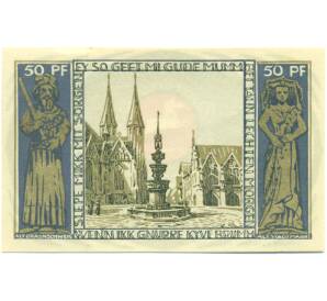 50 пфеннигов 1921 года Германия — город Брауншвейг (Нотгельд) — Фото №2