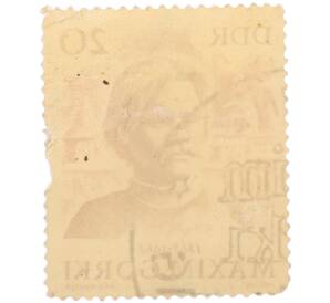 Почтовая марка 20 пфеннигов 1968 года Германия (ГДР) «100-летие со дня рождения Максима Горького». — Фото №2