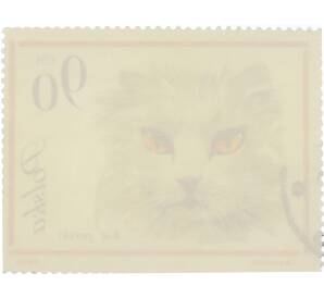 Почтовая марка 90 грошей 1964 года Польша «Кошки» — Фото №2