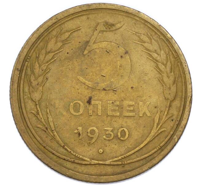 Монета 5 копеек 1930 года (Артикул: T11-50767) — Фото №1