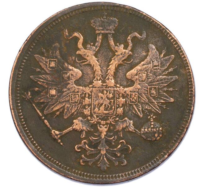 Монета 5 копеек 1859 года ЕМ (Артикул: K12-91079) — Фото №2