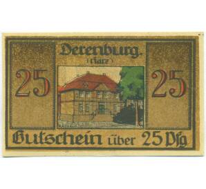25 пфеннигов 1920 года Германия — Деренбург (Нотгельд) — Фото №2