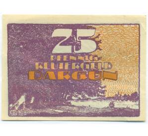 25 пфеннигов 1921 года Германия — Даргун (Нотгельд) — Фото №1