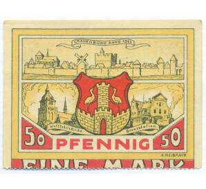 50 пфеннигов 1921 года Германия — Краненбург (Нотгельд) — Фото №1