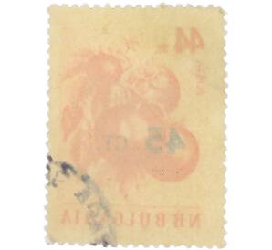 Почтовая марка 45 стотинок 1959 года Болгария «Овощи — Помидоры» — Фото №2