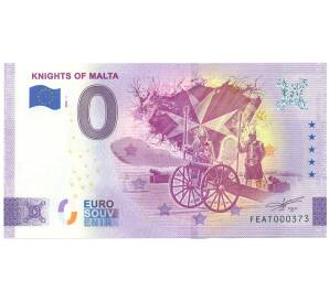 0 евро 2022 года Франция «Euro souvenir — Мальтийские рыцари» (Unusual) — Фото №1