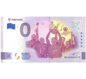 0 евро 2025 года Франция «Euro souvenir — Португалия — Чемпионы Европы» (Unusual) — Фото №1