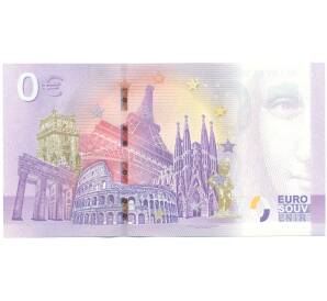 0 евро 2021 года Франция «Euro souvenir — 45 лет чехословацкому космонавту Олдржиху Пелчаку» (Unusual) — Фото №2