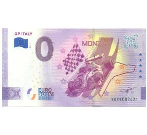 0 евро 2021 года Франция «Euro souvenir — Гран-при Италии — Монца» (Unusual) — Фото №1