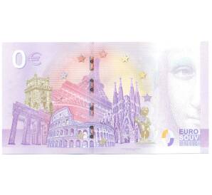 0 евро 2024 года Франция «Euro souvenir — Безумный самолет (Микки Маус)» (Unusual) — Фото №2