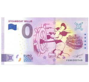 0 евро 2024 года Франция «Euro souvenir — Пароходик Вилли (Микки Маус)» (Unusual) — Фото №1