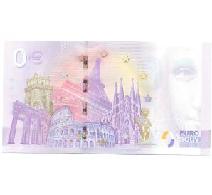 0 евро 2025 года Франция «Euro souvenir — Классика мультипликации (Алиса в Стране чудес)» (Unusual) — Фото №2