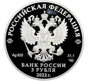 3 рубля 2022 года СПМД «Легенды и сказки народов России — Конек-горбунок» — Фото №2