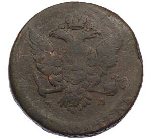 5 копеек 1758 года ММ — Фото №2
