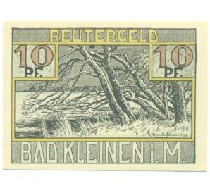 10 пфеннигов 1921 года Германия — община Бад-Клайнен (Нотгельд) — Фото №1