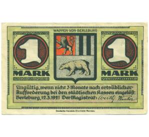 1 марка 1921 года Германия — город Берлебург (Нотгельд) — Фото №1