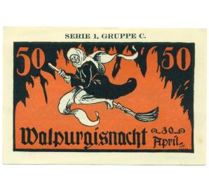 50 пфеннигов 1921 года Германия — город Кала (Нотгельд) — Фото №1