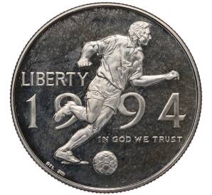1/2 доллара (50 центов) 1994 года P США «Чемпионат мира по футболу 1994» — Фото №1