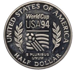 1/2 доллара (50 центов) 1994 года P США «Чемпионат мира по футболу 1994» — Фото №2