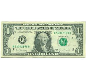 1 доллар 2017 года США — Фото №1