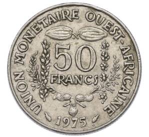 50 франков 1975 года Западно-Африканский валютный союз — Фото №1
