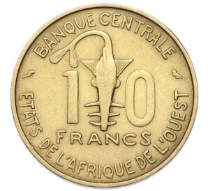 10 франков 1970 года Западно-Африканский валютный союз