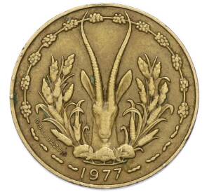10 франков 1977 года Западно-Африканский валютный союз — Фото №1