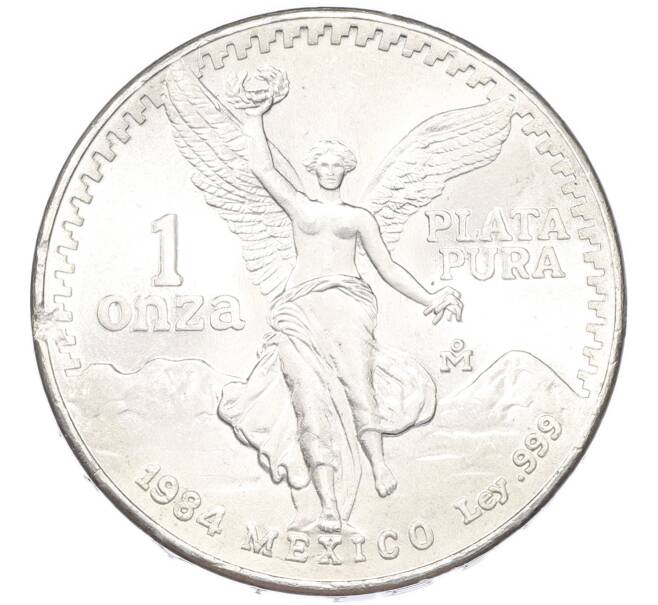 Монета 1 унция 1984 года Мексика «Свобода» (Артикул: K6-1123) — Фото №1