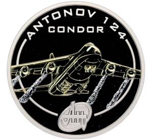 1 доллар 2008 года Острова Кука «Самолеты Антонова — Ан-124» — Фото №1